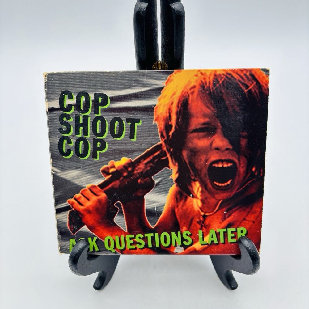 Cop Shoot Cap - Ask Questions Later CD Digipak 1993 Interscope Tested Works VG